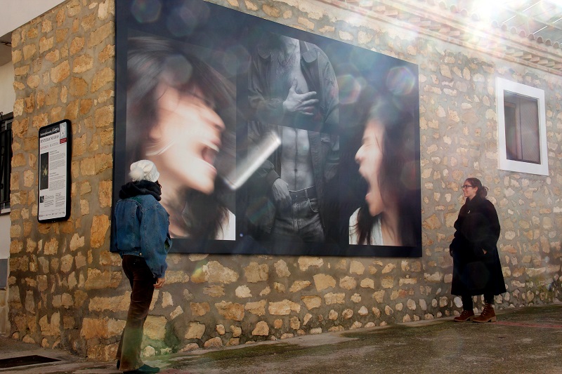 Obra de Pedro Avellaned - Lagata Territorio Goya. FOTO DOMINGO CASTILLO