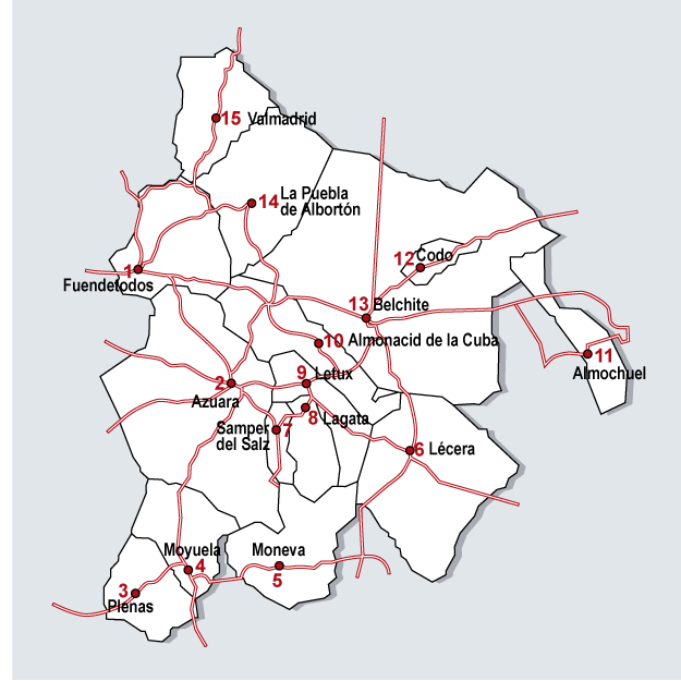 comarca-belchite_plano_carreteras_numerado_letras2-1